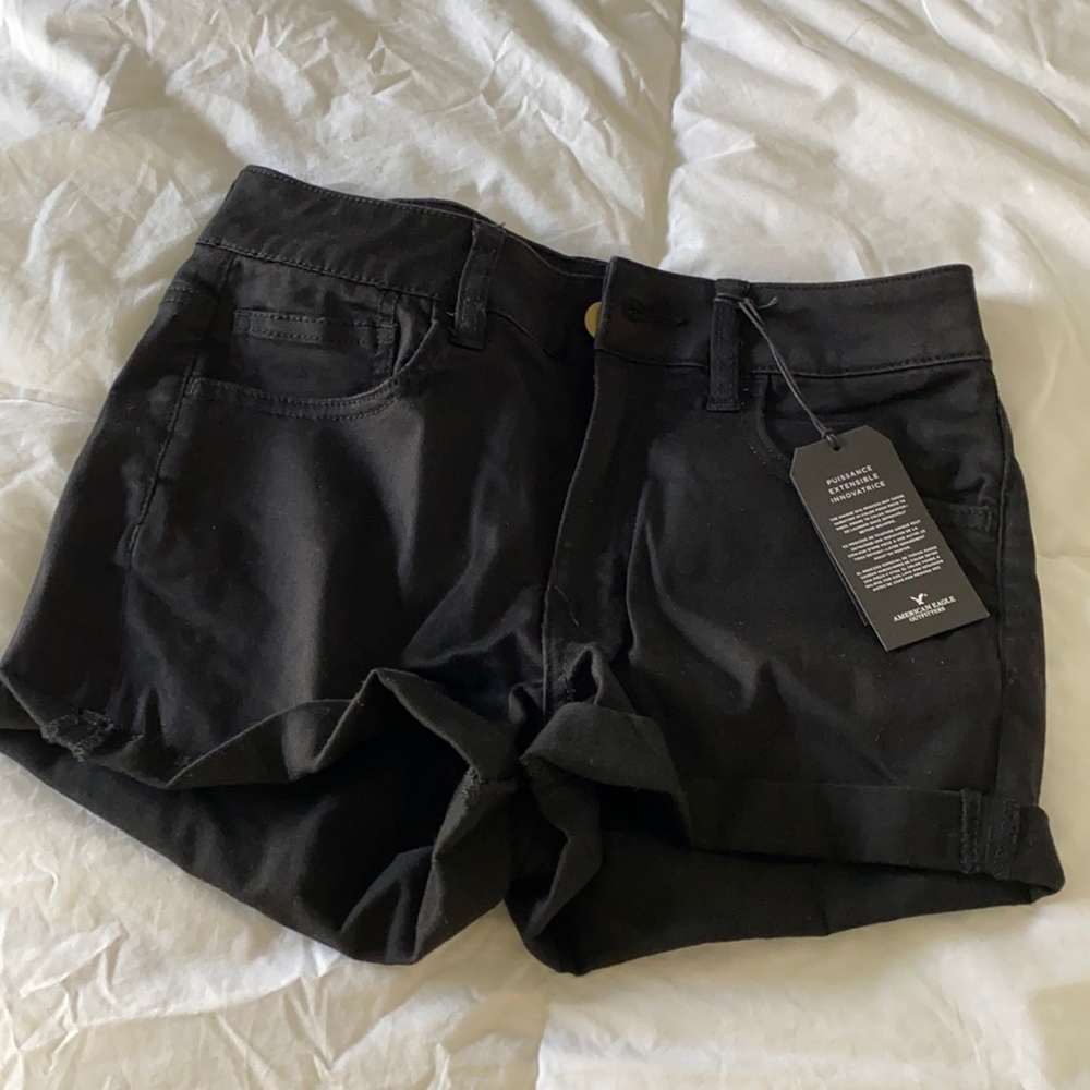 American Eagle Hi-Rise Shortie Shorts